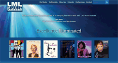 Desktop Screenshot of lmlmusicpresents.com